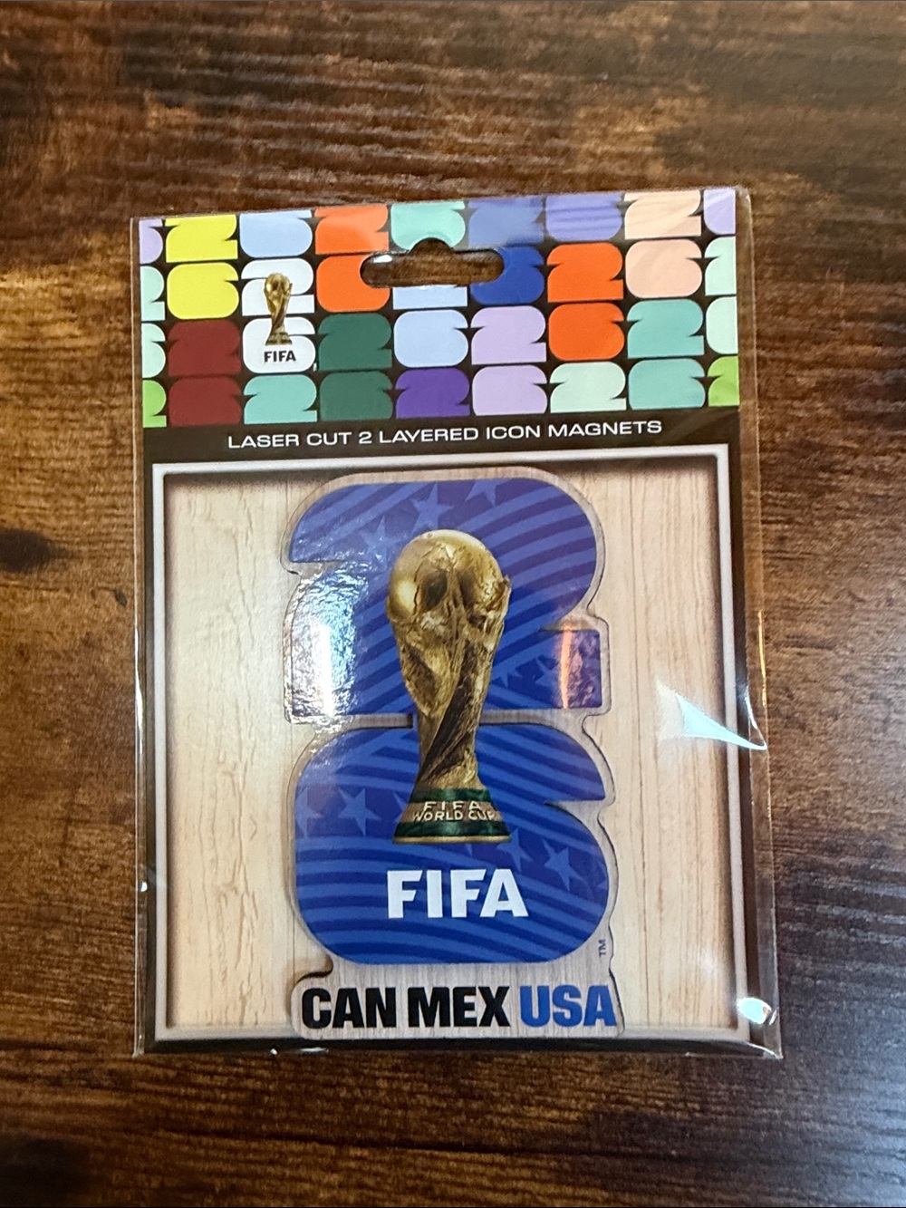 2026 FIFA World Cup Blue Icon Magnet - FIFA Brand